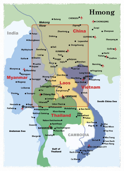 Hmong map